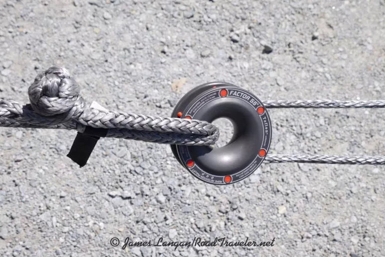 FACTOR 55 Rope Retention Pulley XTV And Standard Duty Soft Shackle Combo (POWERSPORTS UTV/ATV)