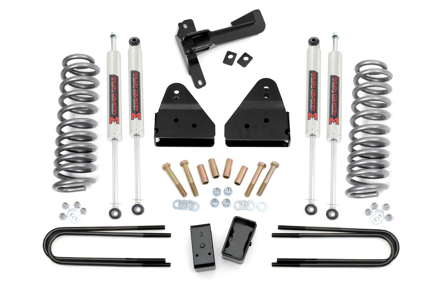Rough Country 3 Inch Ford Suspension Lift Kit With M1 Shocks 05-07 F-250/F-350 Super Duty