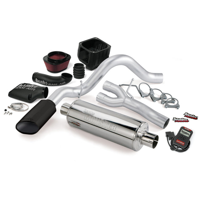Banks Power 10 Chevy 5.3L ECSB FFV Stinger System - SS Single Side-Exit Exhaust w/ Black Tip