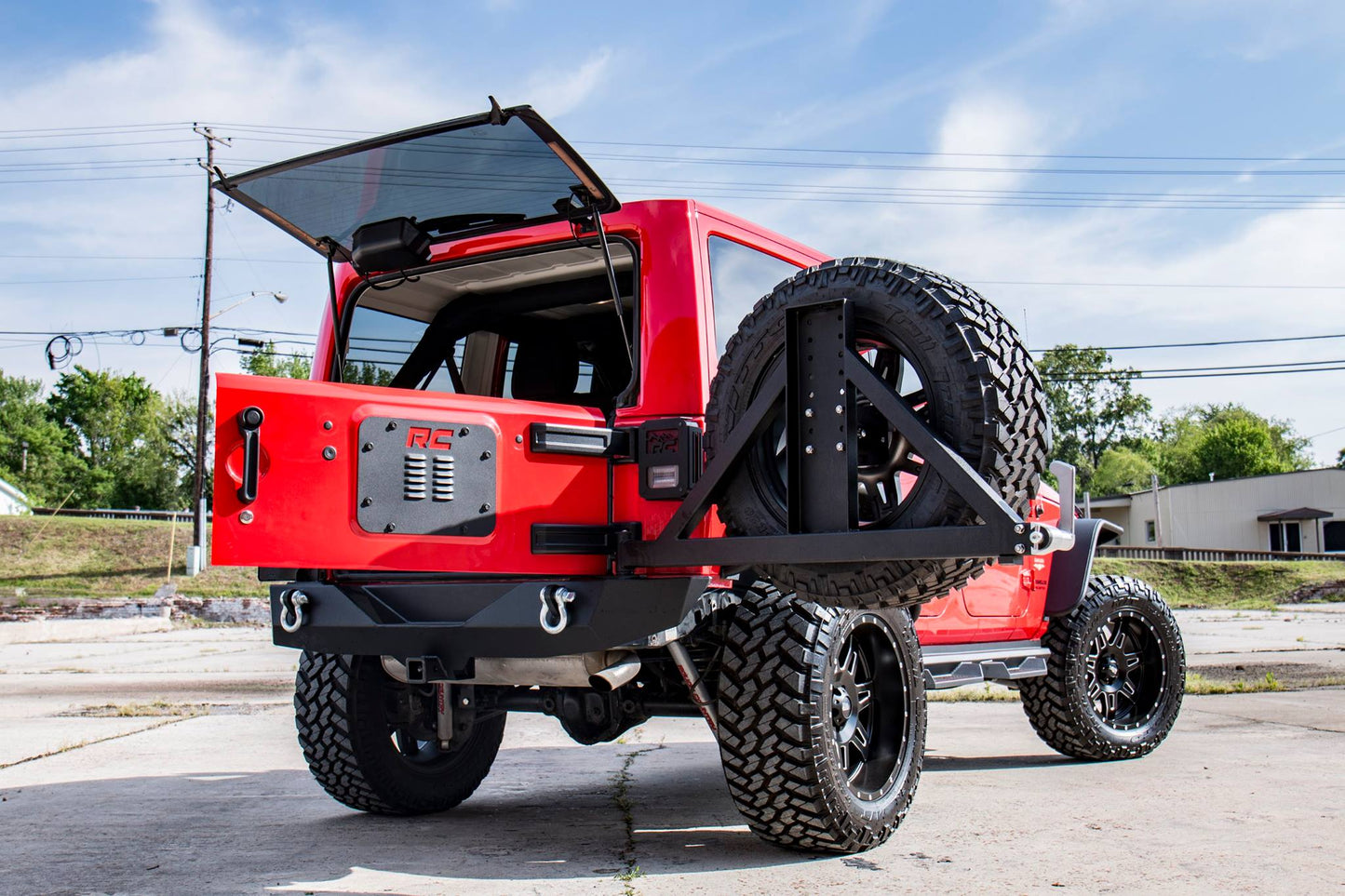 Rough Country Jeep Tailgate Vent 07-18 Wrangler JK