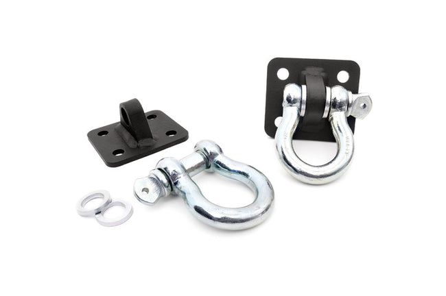 Rough Country Jeep D-Ring Kit RC Bumpers 04-06 4WD Jeep Wrangler TJ