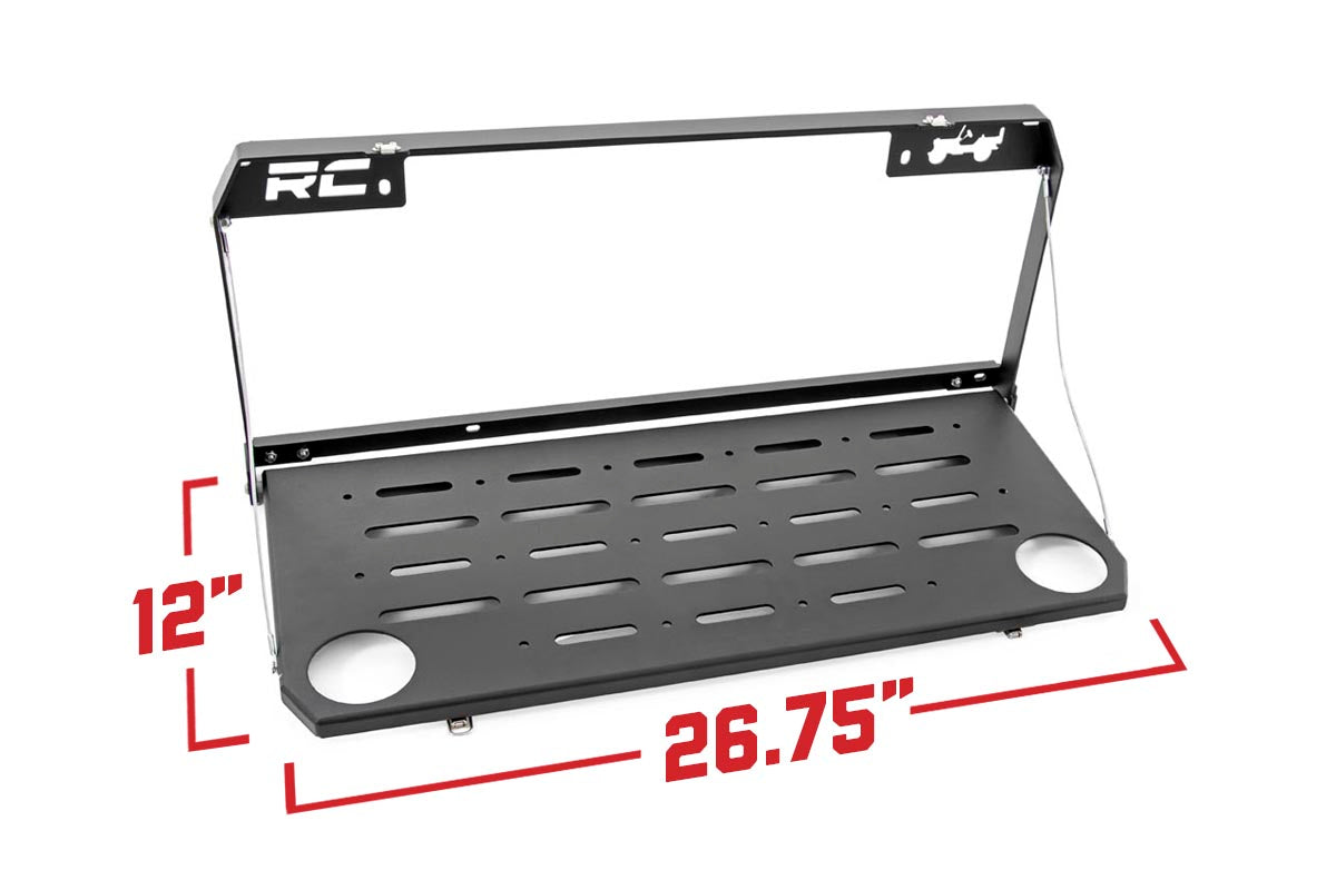 Rough Country Jeep Folding Tailgate Table 18-20 Wrangler JL / JLU