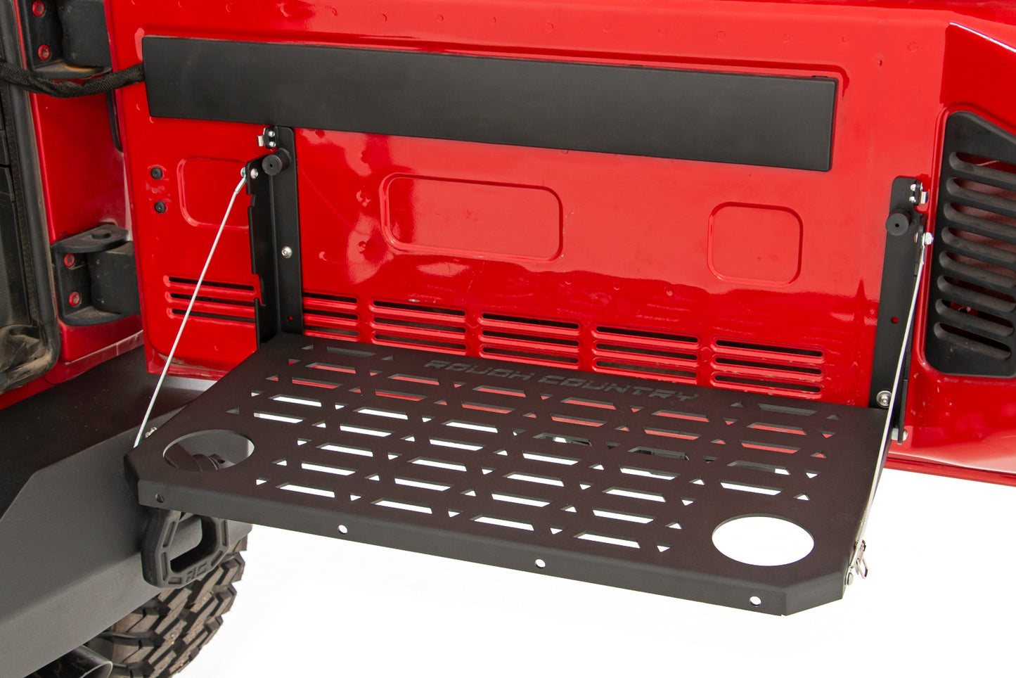 Rough Country Jeep Tailgate Table Folding For 07-18 Wrangler JK