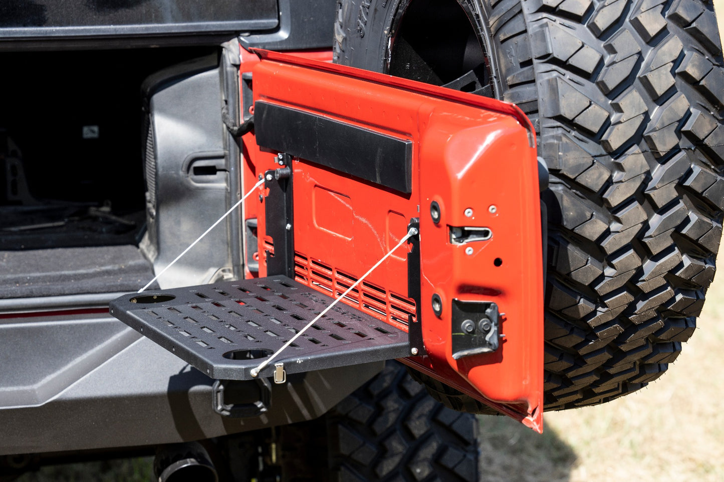 Rough Country Jeep Tailgate Table Folding For 07-18 Wrangler JK