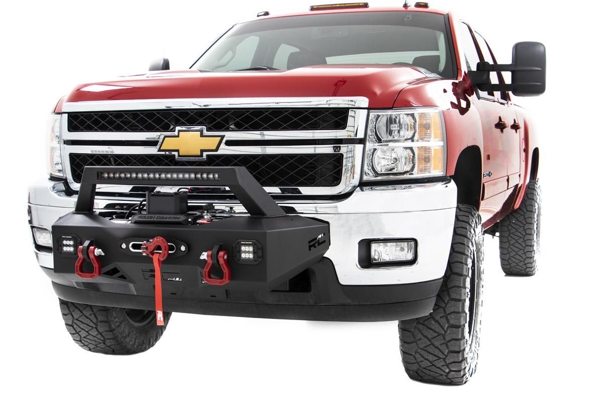 Rough Country EXO Winch Mount System 11-19 Chevrolet Silverado 2500/3500