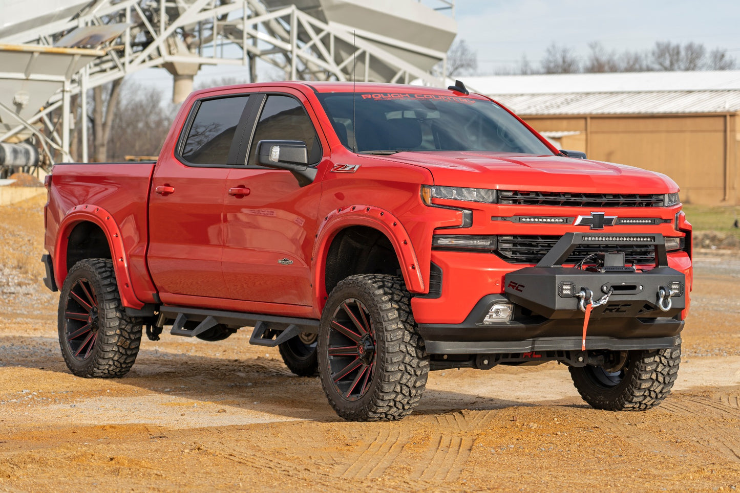 Rough Country Silverado 1500 EXO Winch Mount System For 19-Pres Chevrolet Silverado 1500