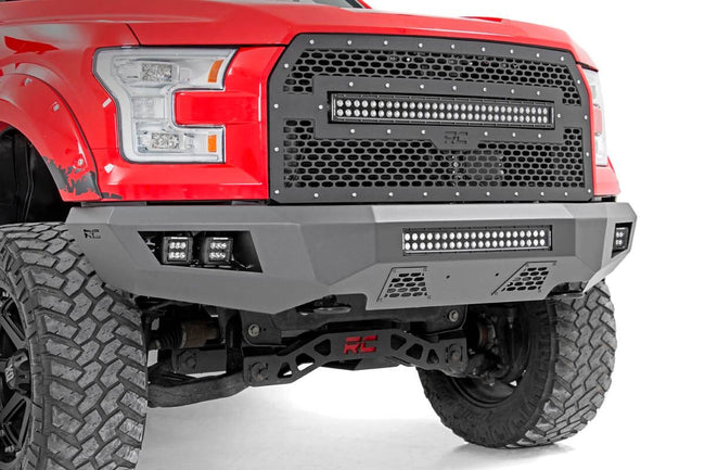 Rough Country Ford Heavy-Duty Front LED Bumper 15-17 F-150