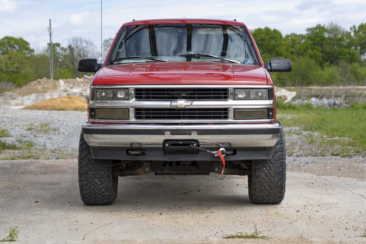 Rough Country GM Hidden Winch Mounting Plate 88-98 1500 Pickup and 95-99 Tahoe