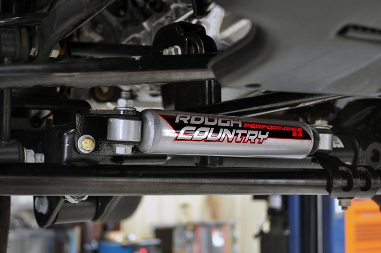 Rough Country Jeep Stabilizer Relocation Bracket 07-18 Wrangler JK