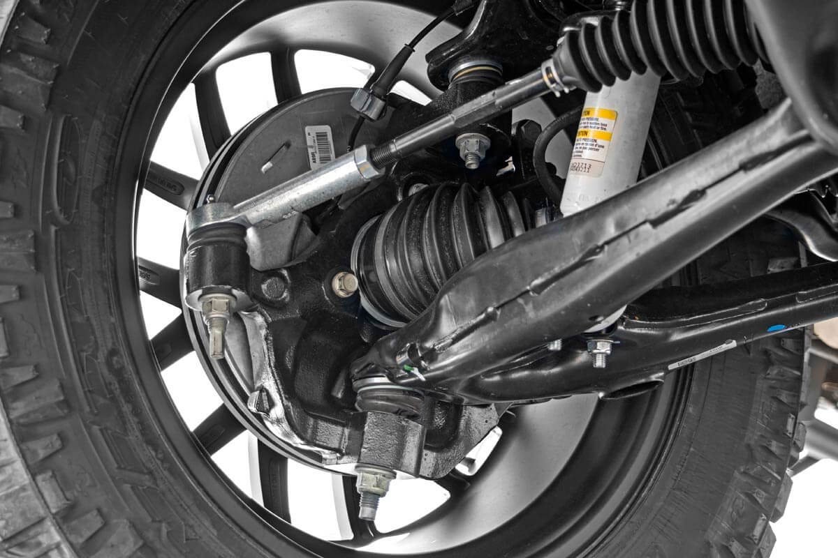 Rough Country 3.5 Inch Suspension Lift Knuckle Kit w/V2 Monotube 07-13 Silverado/Sierra 1500 4WD Cast Steel