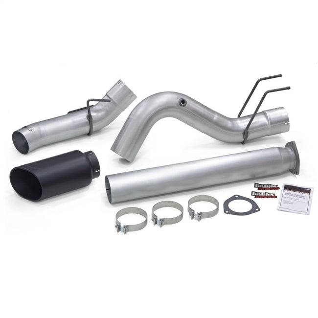 Banks Power 2017-2023 Ford Super Duty 6.7L 5in Monster Exhaust System - Single Exhaust w/ Black Tip