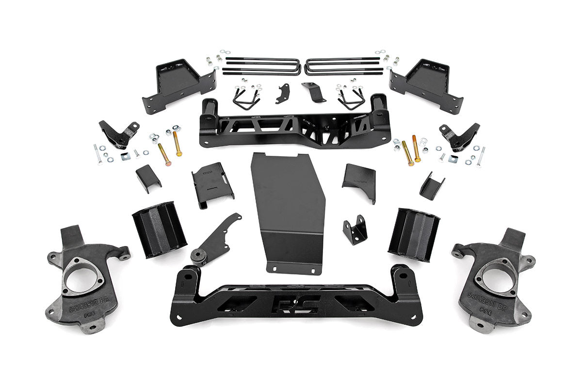 Rough Country 6 Inch GMC Suspension Lift Kit 14-18 Sierra 1500 Denal 4WD w/MagneRide Cast Steel