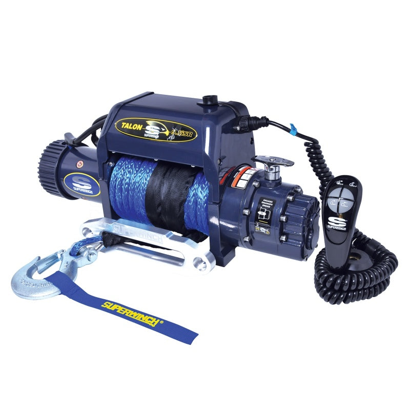 Superwinch 9500 LBS Integrated 12V DC 3/8in x 80ft Synthetic Rope Talon 9.5iSR Winch