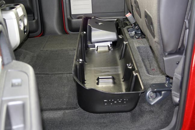 Du-Ha 09-14 Ford F-150 Supercrew Under Rear Seat Storage Unit, Factory Subwoofer