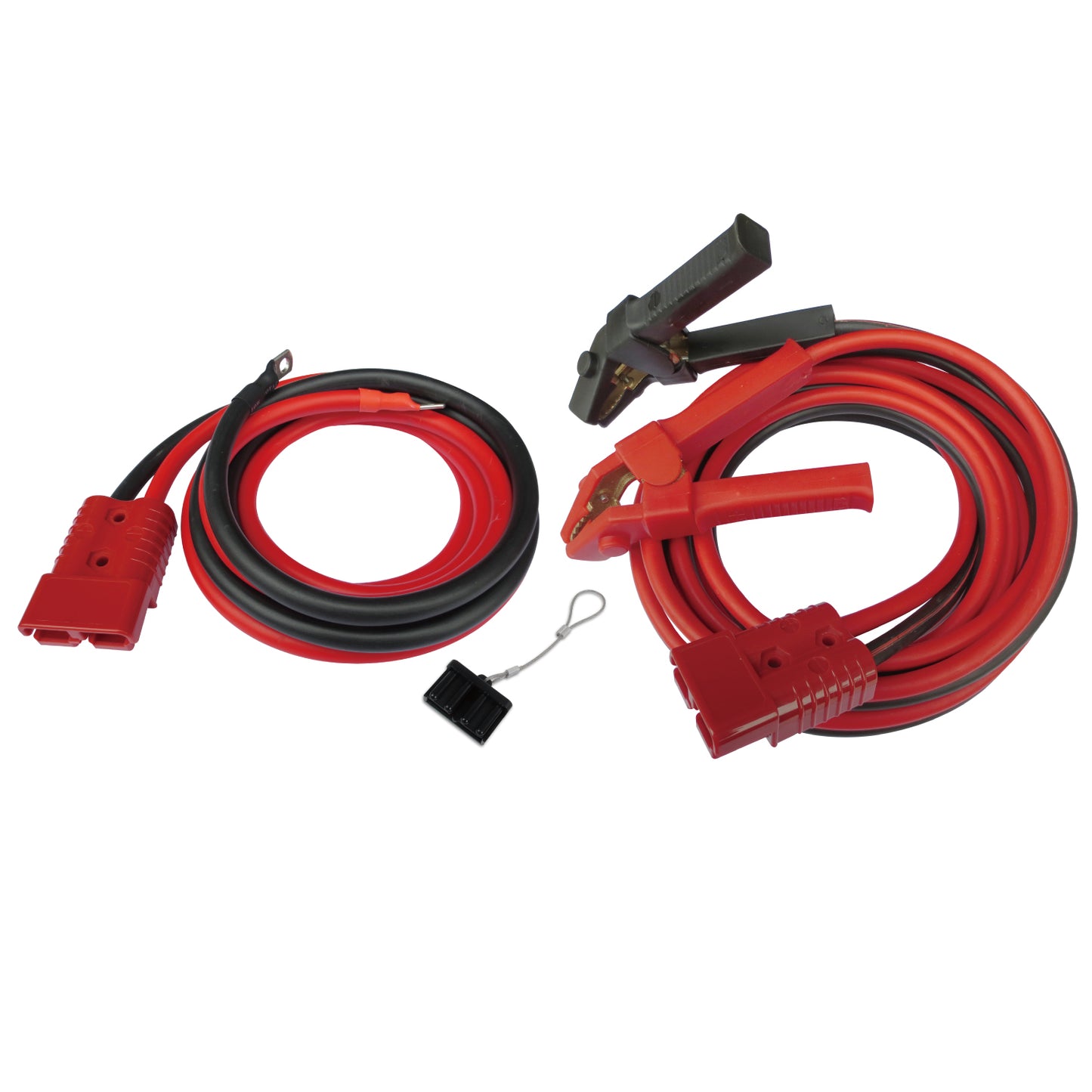 Bulldog Winch Booster Cable 20 Ft 2 Gauge w/Quick Connects And 7.5 Ft Truck Lead Set