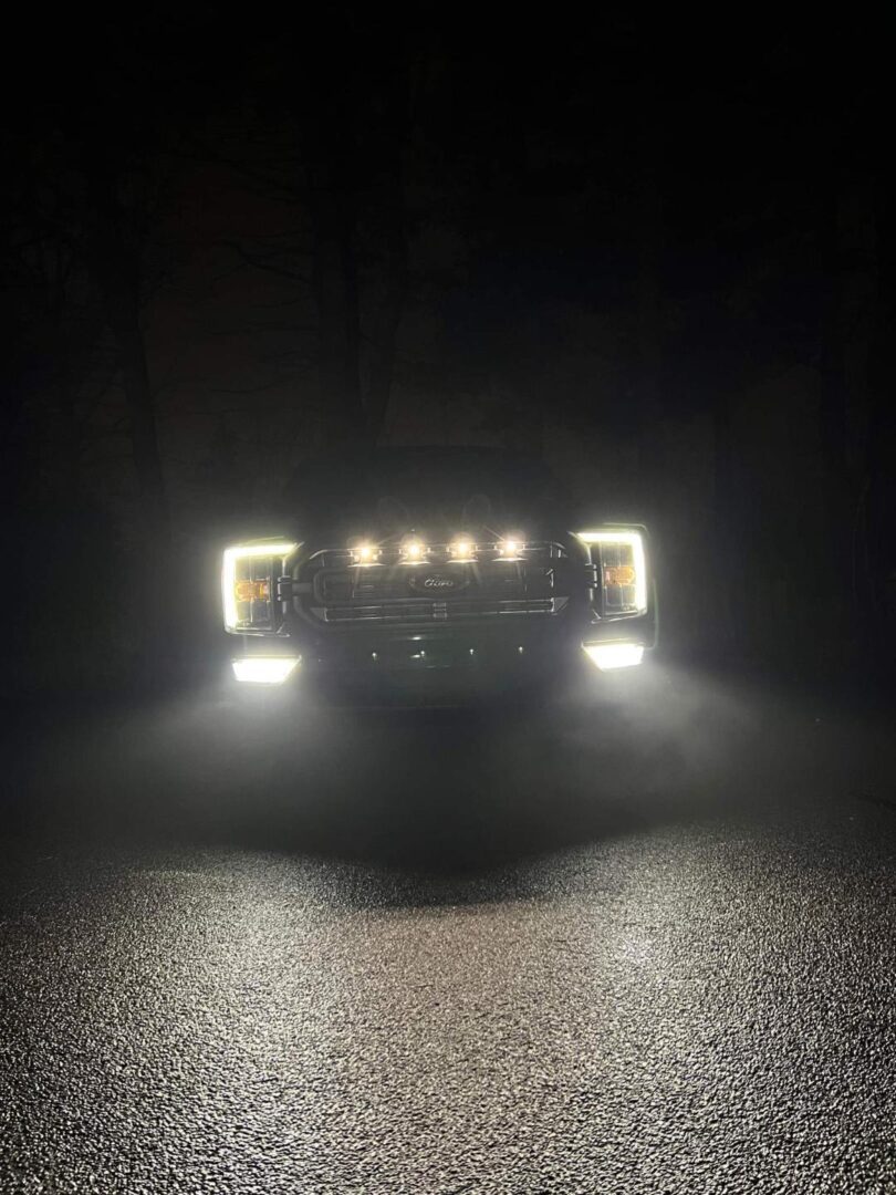 Custom Auto Works 2021-2023 F-150 XL and XLT Raptor Style Grill Light, 4 LED