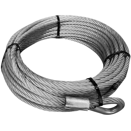 Bulldog Winch Wire Rope 9.1mm x 50 Foot Replacement for 10061