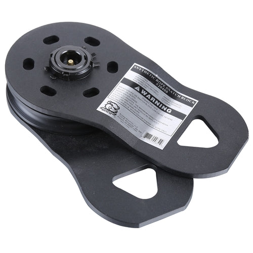 Bulldog Winch Snatch Block 44,000 Breaking Strength for Synthetic Rope