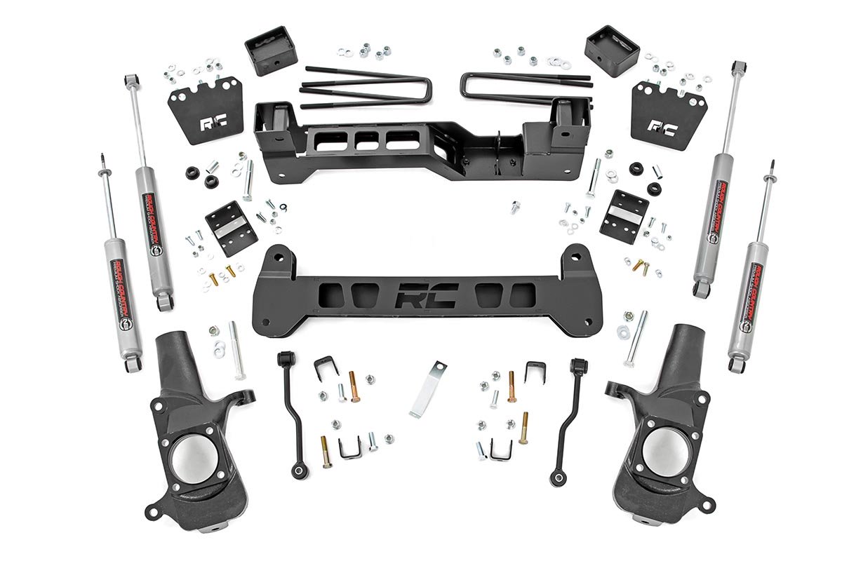 Rough Country 6.0 Inch GM Suspension Lift Kit With N3 Shocks 01-10 2500HD / 3500HD