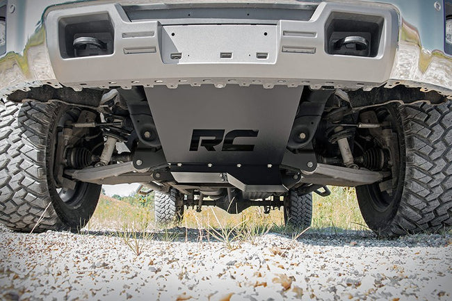 Rough Country Front Skid Plate Kit 14-18 Silverado/Sierra 1500
