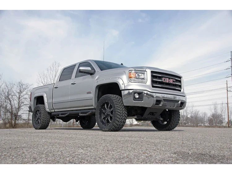 Rough Country 5 Inch Suspension Lift Kit w/N3 14-18 Silverado/Sierra 1500 4WD Aluminum/Stamped Steel