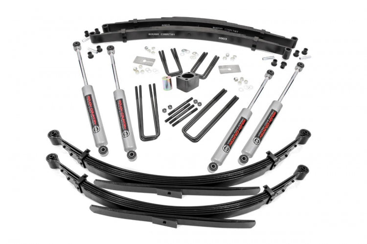 Rough Country 4 Inch Suspension Lift System Dana 60 74-77 W100/W200/W300