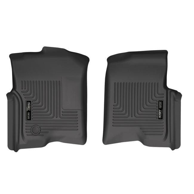 Husky Liners 04-08 Ford f-150 SuperCrew Cab WeatherBeater Front Floor Liner (Black)