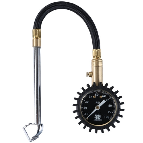 Bulldog Winch 0-100 PSI Air Pressure Gauge Analog