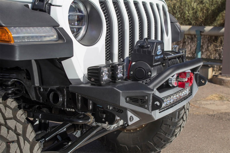 Addictive Desert Designs 18-23 Jeep Wrangler JL Rock Fighter Front Bumper w/ Low Profile Top Hoop