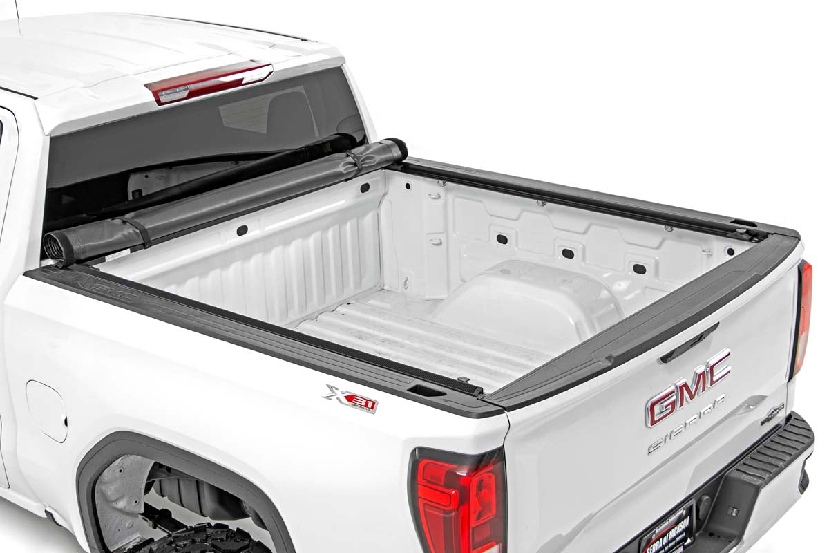 Rough Country Soft Roll Up Bed Cover 5.8 Ft Bed 14-18 Chevy/GMC 1500