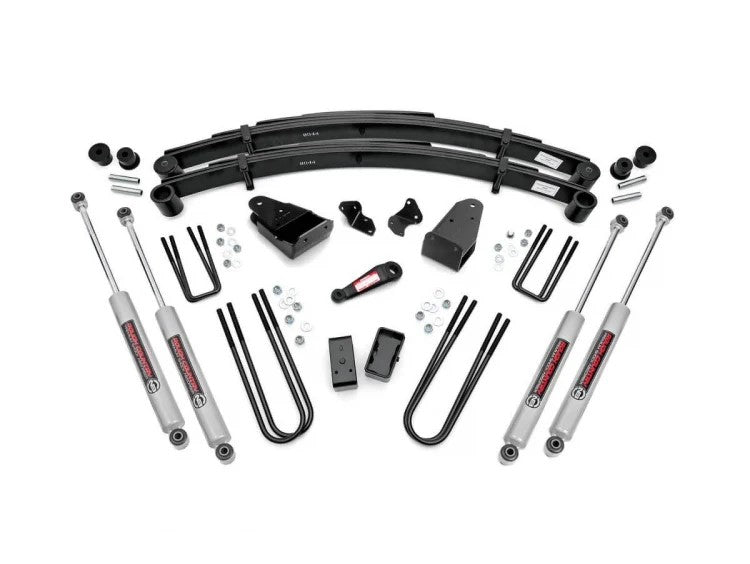 Rough Country 4 Inch Suspension Lift Kit 80-86 4WD Ford F-250
