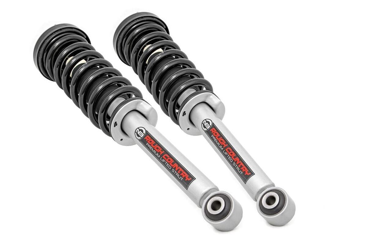 Rough Country Ford 4.0 Inch Lifted N3 Struts 09-13 F-150