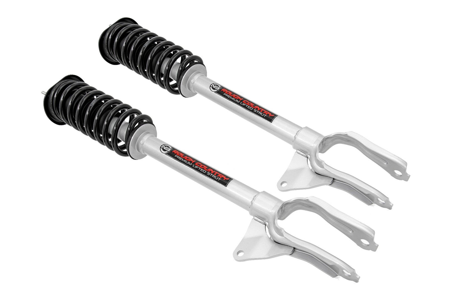Rough Country Jeep 2.5 Inch Loaded Strut Pair 16-20 Grand Cherokee WK2