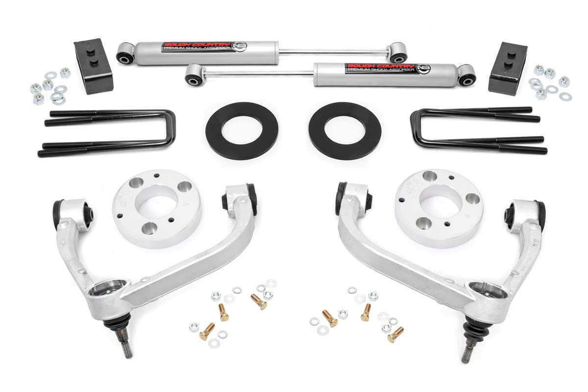 Rough Country 3 Inch Lift Kit 09-13 Ford F-150 4WD – Strapt Performance  Diesel And Offroad