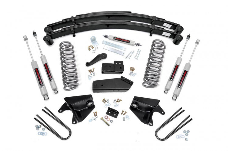Rough Country 4 Inch Suspension Lift System 80-96 4WD Ford Bronco