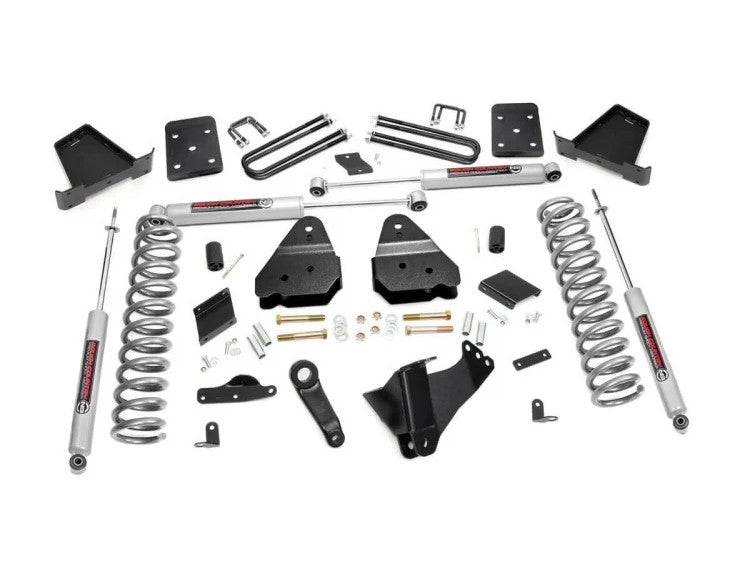 Rough Country 4.5 Inch Suspension Lift Kit N2.0 15-16 F-250 4WD w/o Overloads