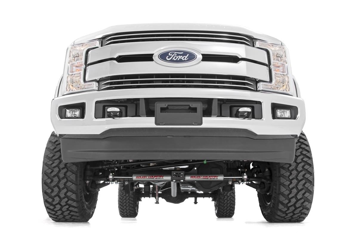 Rough Country 4.5 Inch Suspension Lift Kit w/Front Drive Shaft 17-19 F-250 4WD Diesel