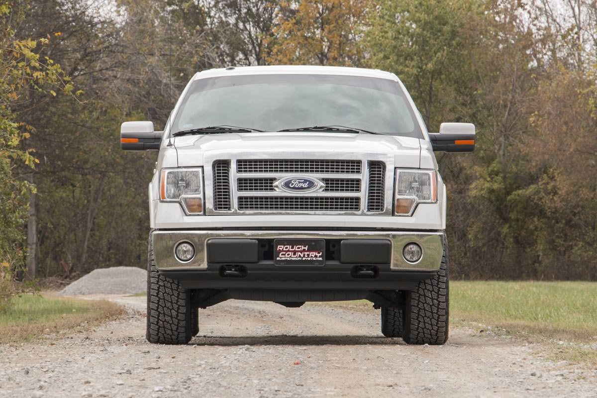 Rough Country 2 Inch Leveling Billet Strut Extensions 09-13 F-150