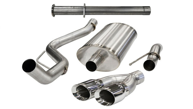 Corsa 11-14 Ford F-150 Raptor 6.2L V8 145in Wheelbase Polished Xtreme Cat-Back Exhaust