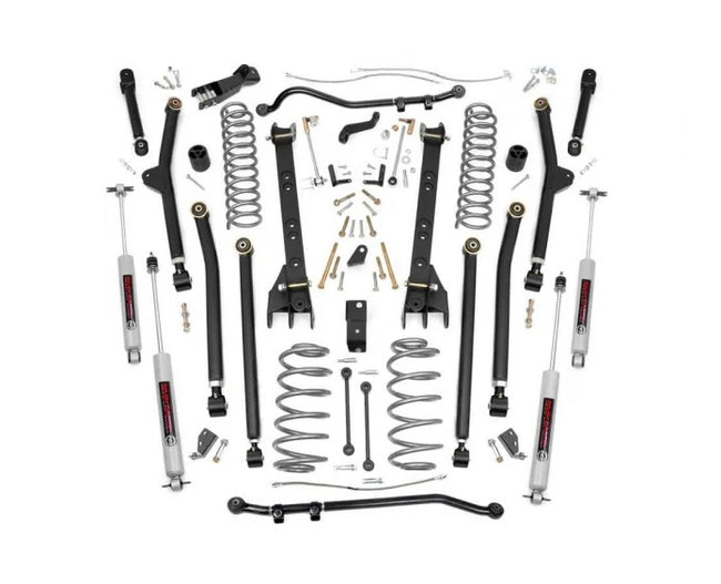 Rough Country 4 Inch Jeep Long Arm Suspension Lift Kit 04-06 Wrangler Unlimited TJ