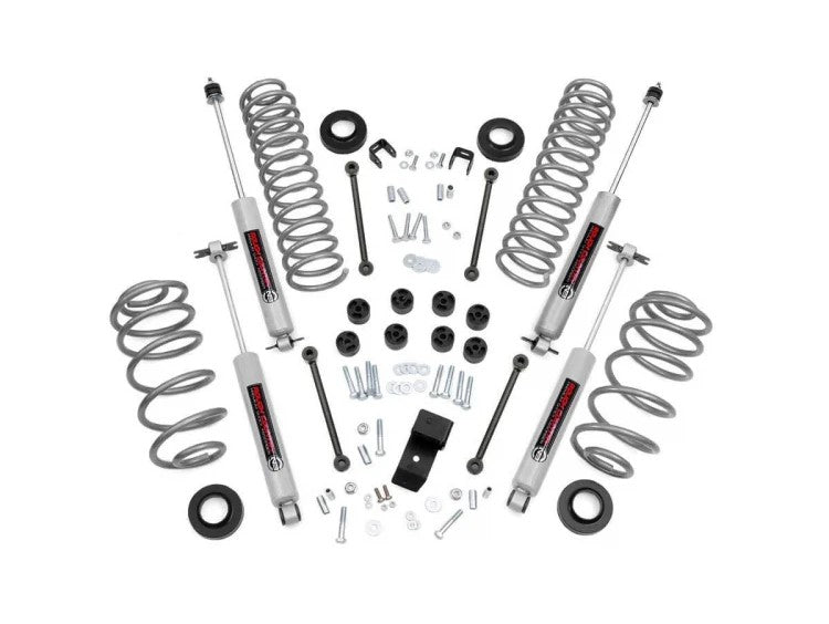 Rough Country 3.25 Inch Jeep Suspension Lift Kit 4 Cyl 04-06 Wrangler TJ Unlimited