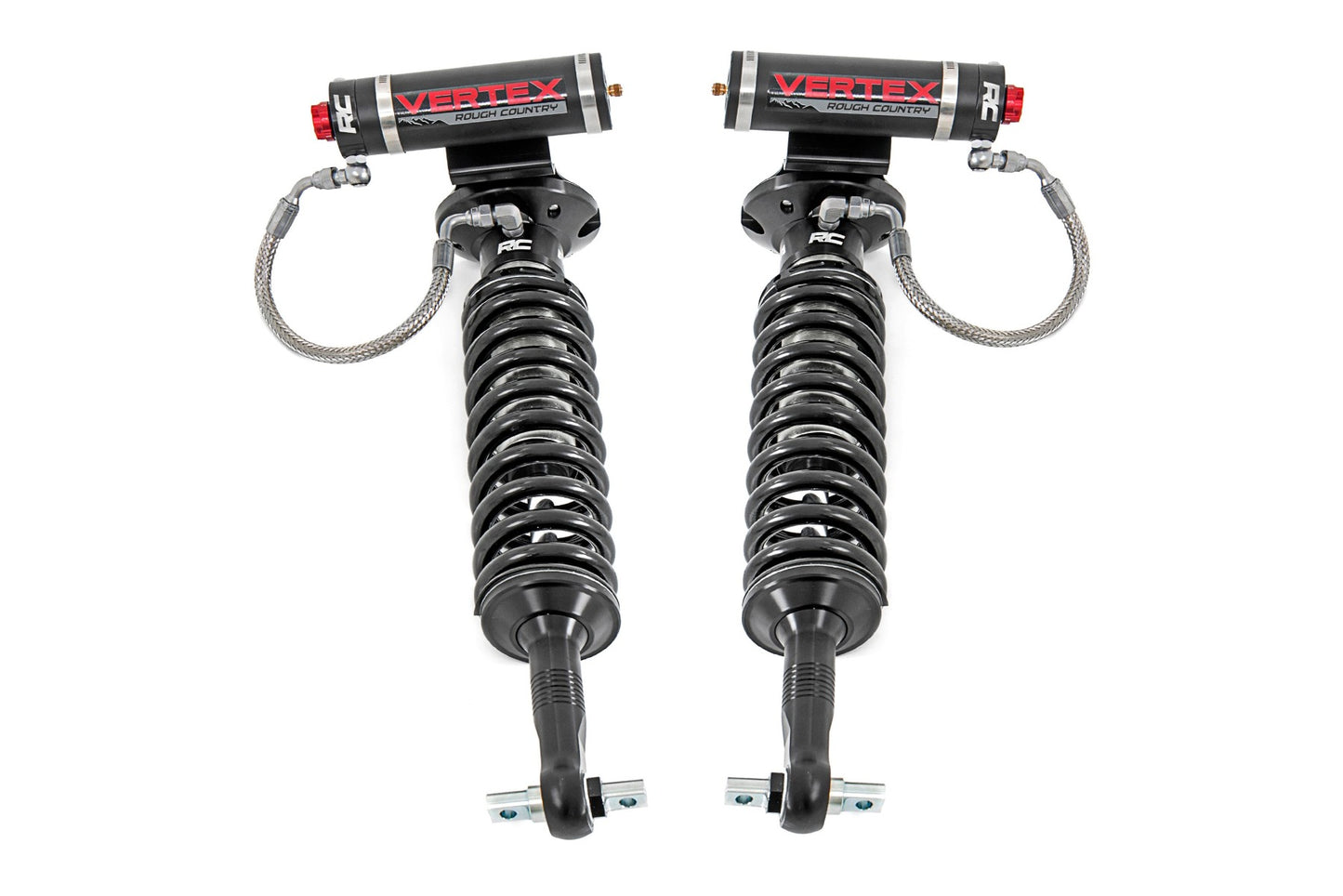 Rough Country Ford Front Adjustable Vertex Coilovers For 14-21 F-150 4WD for 3.0 Inch Lifts