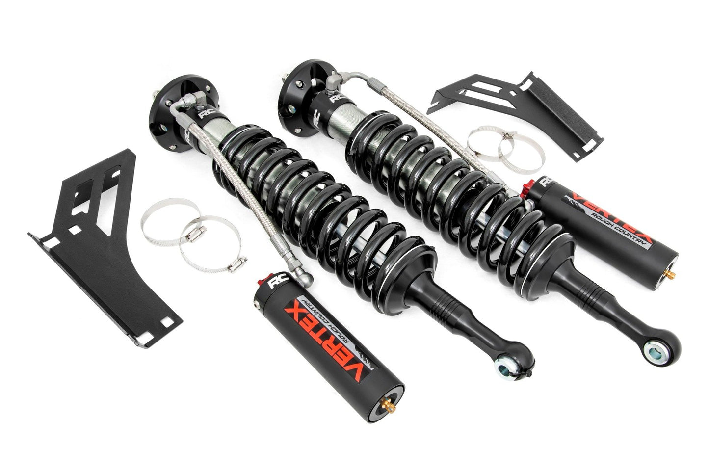 Rough Country Vertex 2.5 Adjustable Front Shocks 3 Inch 10-22 Toyota 4Runner 4WD
