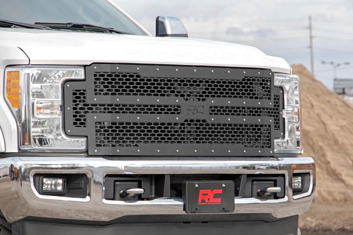 Rough Country Ford Mesh Grille 17-19 Super Duty