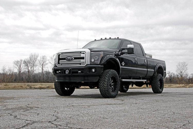 Rough Country Ford Super Duty 30-inch Black Series Cree LED Grille Kit w/Cool White DRL (Single)
