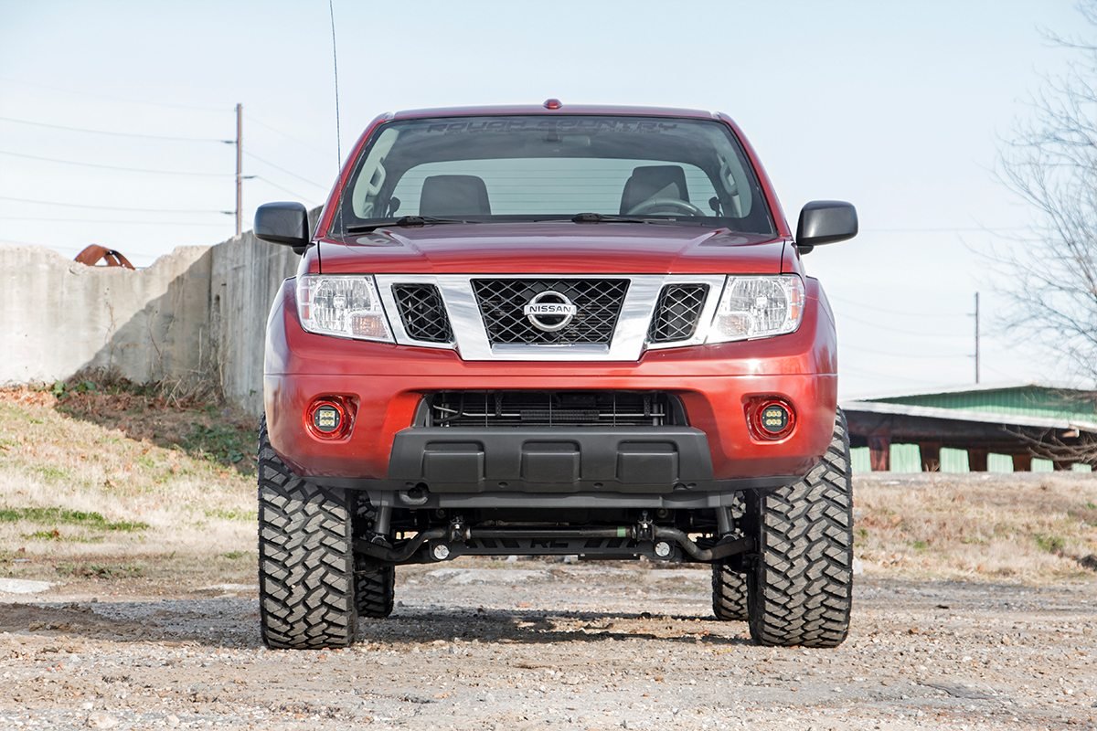 Rough Country Nissan LED Fog Light Kit Black Series 05-20 Frontier