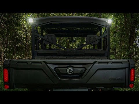 Rough Country Can-Am Defender Rear Facing 3 Inch Chrome Series LED Kit 16-20 Defender