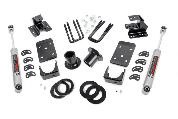 Rough Country 1-2 Inch 4 Inch Lowering Kit 07-14 Silverado/Sierra1500 2WD