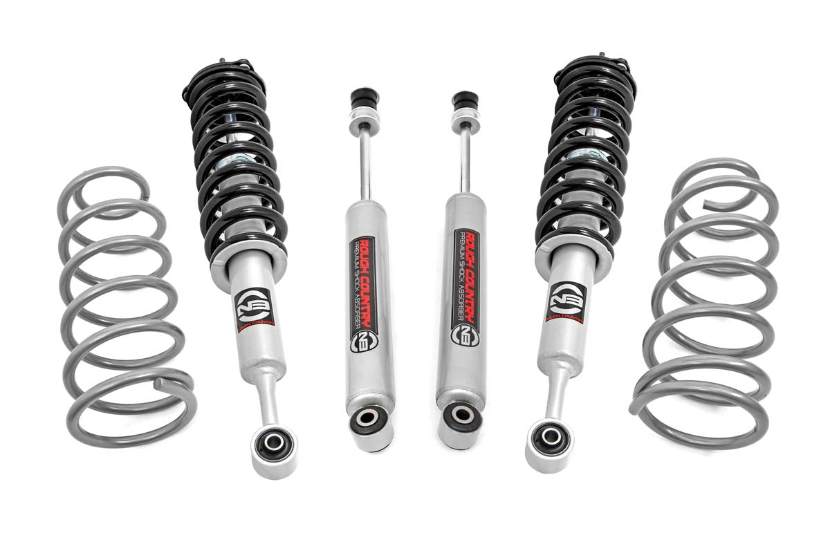 Rough Country FJ Cruiser/4Runner 3 Inch Suspension Lift Kit with N3 Struts For 07-13 Toyota FJ Cruiser/03-09 4-Runner