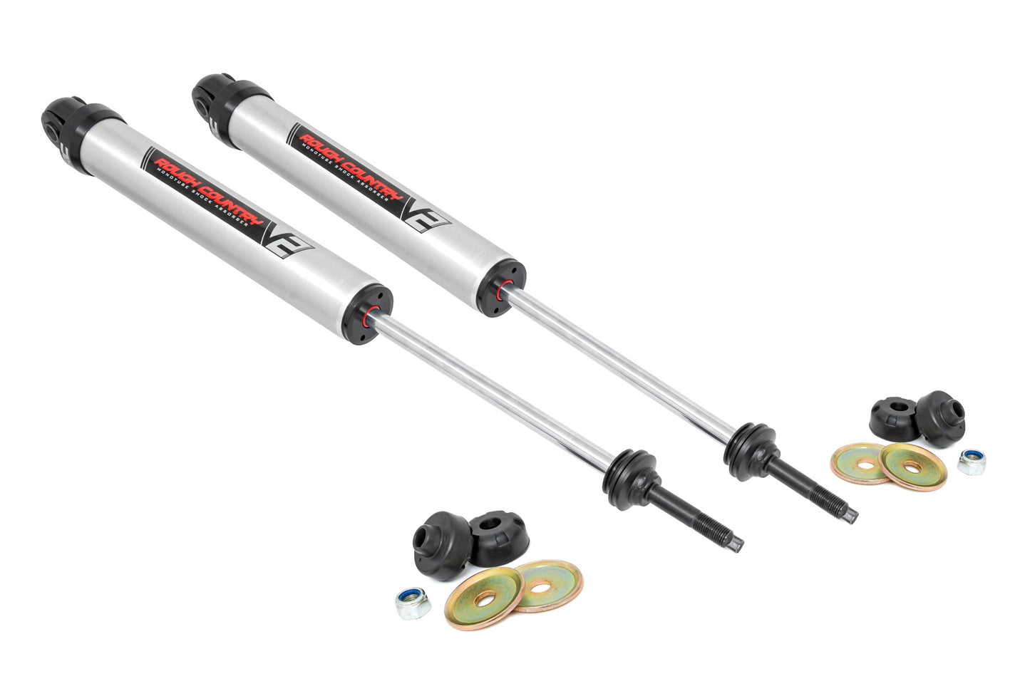 Rough Country 19-21 Dodge Ram 1500 V2 Rear Monotube Shocks Pair 3.5 Inch